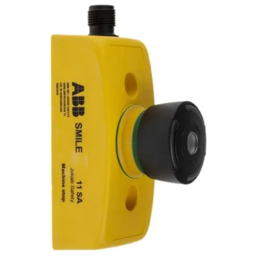 ABB Jokab Smile 11 SA Tina Series Black Illuminated Twist Release Push Button, IP65 - 2TLA030050R0500  Smile 11 SA Tina product image