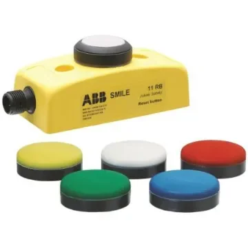 ABB Jokab Smile 11 RB Series Twist Release Illuminated Emergency Stop Push Button, Panel Mount, 1NO, IP65 - 2TLA030053R0100  Smile 11 RB product image