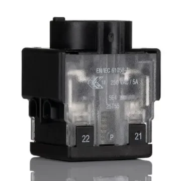 EAO 61 Series Contact Block for Use with Series 61 Switches, 250V ac/dc, 1CO - 61-8755.11 product image