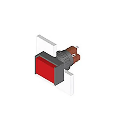 EAO Illuminated Push Button Switch for Use with Series 51 Switches - 51-261.0252 product image