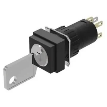 EAO IP65 Keylock Switch, NC/NO, 5 A 2-Way Standard-Key - 51-255.022D product image