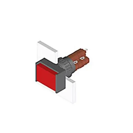 EAO Illuminated Push Button Switch for Use with Series 51 Switches - 51-122.0252 product image
