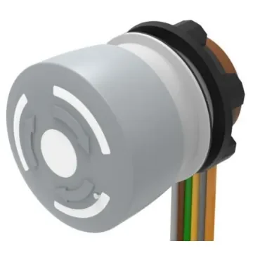 EAO Series 84 Series Grey Twist Release Push Button, 22mm Cutout, IP65 - 84-6840.0040 product image