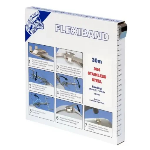 Jubilee Stainless Steel, 19mm Band Width - FB19B product image