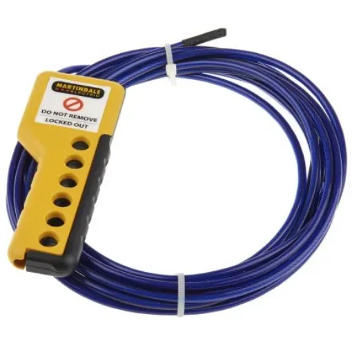 Martindale 6-Lock Lockout Cable, 9mm Attachment - CABLOK5BL product image