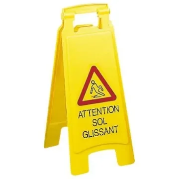 Brady General Hazard Hazard Warning Sign (French) - FLOORSTAND SOL GLISSANT product image