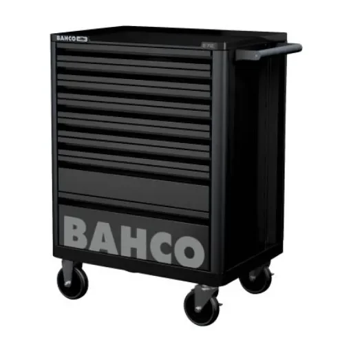 Bahco 8 Drawer Solid Steel Wheeled Tool Trolley - 1472K8BLACK product image