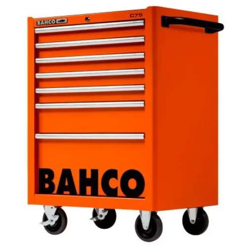 Bahco 7 Drawer Solid Steel Wheeled Tool Trolley - 1475K7 product image