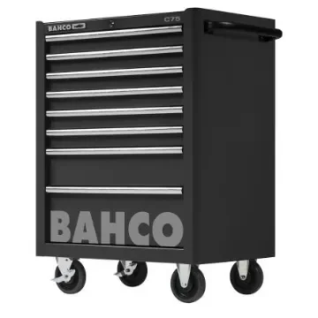 Bahco 8 Drawer Solid Steel Wheeled Tool Trolley - 1475K8BLACK product image