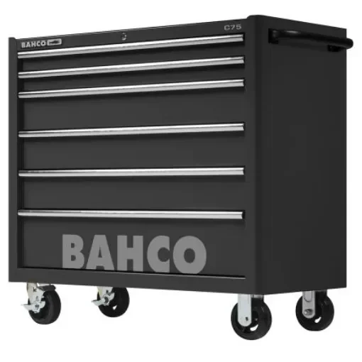 Bahco 6 Drawer Solid Steel Wheeled Tool Trolley - 1475KXL6BLACK product image