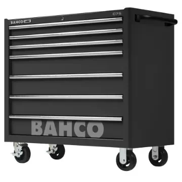 Bahco 7 Drawer Solid Steel Wheeled Tool Trolley - 1475KXL7BLACK product image