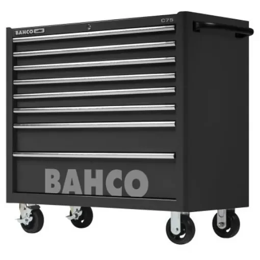 Bahco 8 Drawer Solid Steel Wheeled Tool Trolley - 1475KXL8BLACK product image