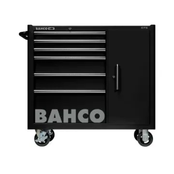 Bahco 6 Drawer Solid Steel Wheeled Tool Trolley - 1475KXL6CBLACK product image