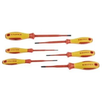 Knipex 00 20 12 V02 Phillips; Slotted Insulated Screwdriver Set, 6-Piece product image