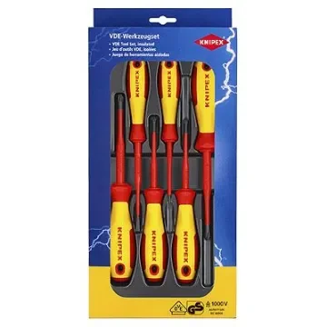 Knipex 00 20 12 V04 Slotted; Pozidriv; Phillips Insulated Screwdriver Set, 6-Piece product image