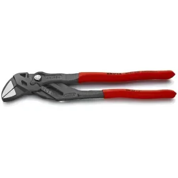 Knipex 86 01 Plier Wrench, 250 mm Overall, Angled, Straight Tip, 52mm Jaw - 86 01 250 product image