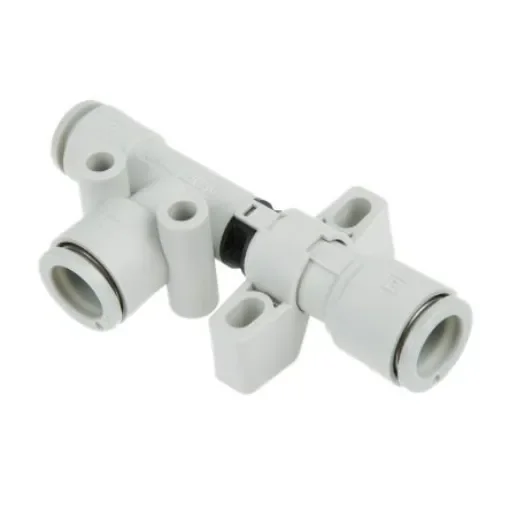SMC Vacuum Generator, 1.3mm nozzle , -48kPa 78L/min, ZH series - ZH13DLA-08-10-10 product image