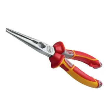 NWS N140 Long Nose Pliers, 205 mm Overall, Straight Tip, VDE/1000V - N140-49-VDE-205-SB product image