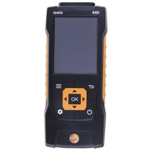 Testo 440 Data Logging Air Quality Monitor for Air Velocity, Temperature, +1370 (Temperature-TC) °C, +150 - 0560 4401 product image