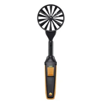 Testo Vane Probe for Air Velocity, Temperature, Volume Flow, +70°C Max, Battery-Powered - 0635 9431 product image