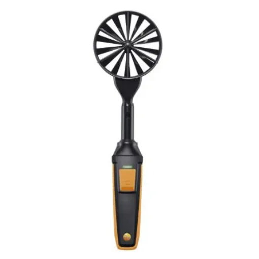 Testo Vane Probe for Air Velocity, Temperature, Volume Flow, +70°C Max, Battery-Powered - 0635 9431 product image