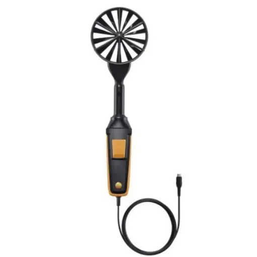 Testo Vane Probe for Air Velocity, Temperature, Volume Flow, +70°C Max - 0635 9432 product image