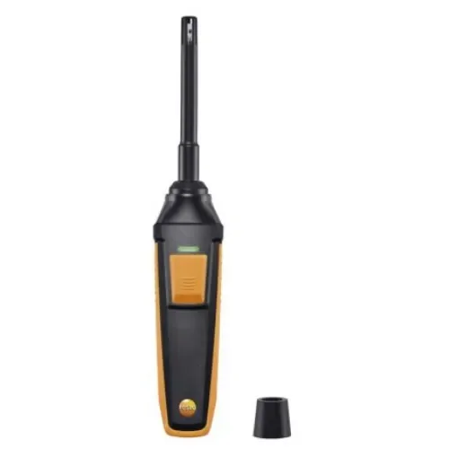 Testo Probe for Humidity, Temperature, +70°C Max, 100%RH Max, Battery-Powered - 0636 9771 product image