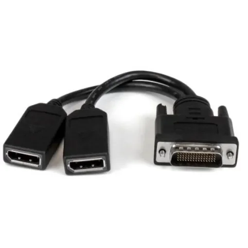 StarTech.com 2 port DMS-59 to DisplayPort Adapter Cable, 200mm Length - 3840 x 2160 Maximum Resolution - DMSDPDP1 product image