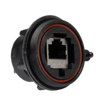 Bulgin PX0893 Series Female RJ45 Connector, Panel Mount, Cat6a Straight 1 Port product image