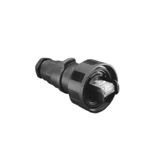 Bulgin PX0894 Series Male RJ45 Connector, Panel Mount, Cat6a Straight 1 Port - PX0894/A product image