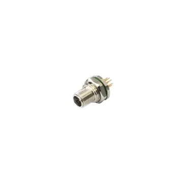 Bulgin Circular Connector, 8 Contacts, Panel Mount, M12 Connector, Socket, Male, IP67, Buccaneer M12 Series - PXMBNI12RPM08XPCM16 product image