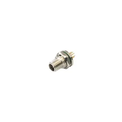 Bulgin Circular Connector, 8 Contacts, Panel Mount, M12 Connector, Socket, Male, IP67, Buccaneer M12 Series - PXMBNI12RPM08XPCM16 product image