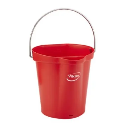 6L Plastic Red Bucket With Handle - 56884 product image