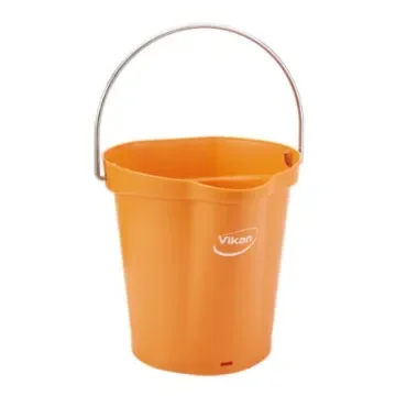 6L Plastic Orange Bucket With Handle - 56887 product image