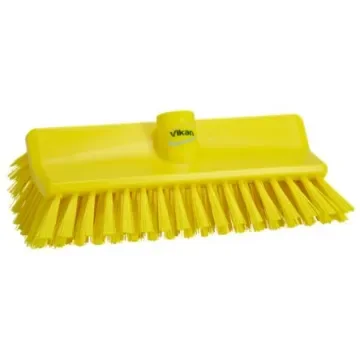 Vikan Medium Bristle Yellow Scrubbing Brush, 41mm bristle length, Polyester bristle material - 70476 product image