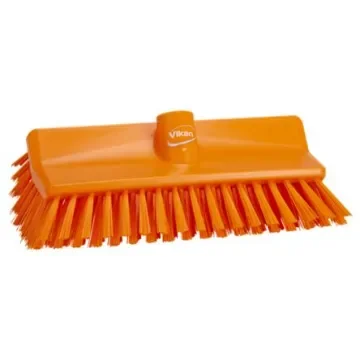 Vikan Medium Bristle Orange Scrubbing Brush, 41mm bristle length, Polyester bristle material - 70477 product image