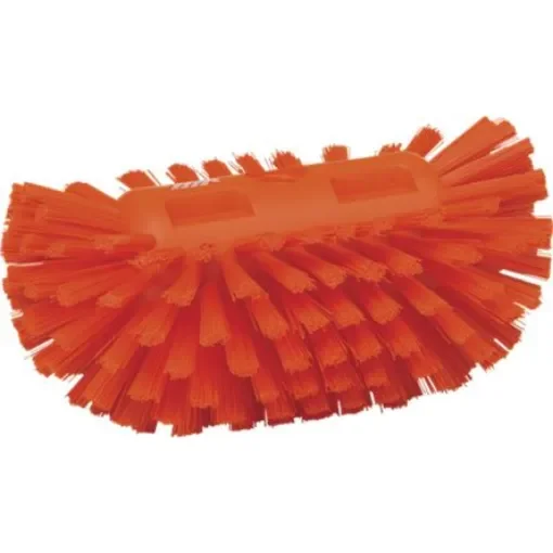 Vikan Hard Bristle Orange Scrubbing Brush, 40mm bristle length, Polyester bristle material - 70377 product image