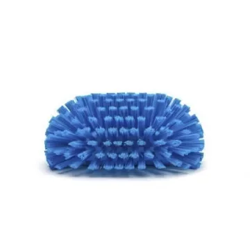 Vikan Hard Bristle Blue Scrubbing Brush, 40mm bristle length, Polyester bristle material - 70373 product image