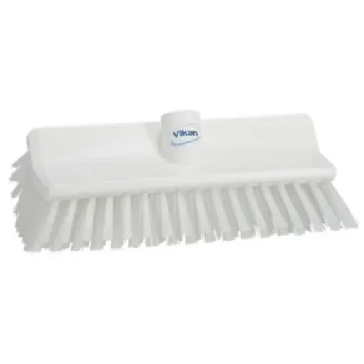 Vikan Medium Bristle White Scrubbing Brush, 41mm bristle length, Polyester bristle material - 70475 product image