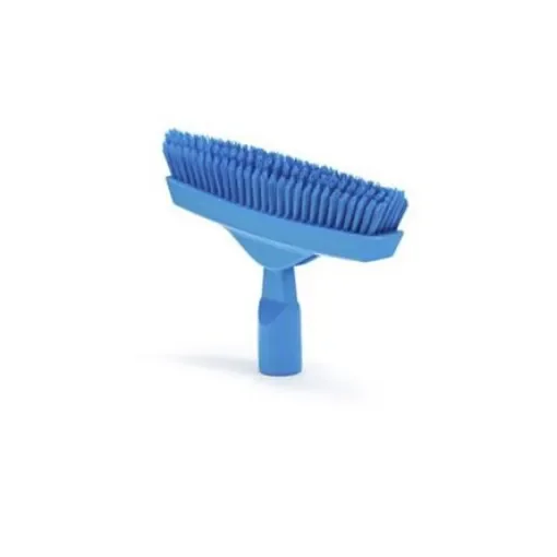 Vikan Very Hard Bristle Blue Scrubbing Brush, 40mm bristle length, Polyester bristle material - 70403 product image