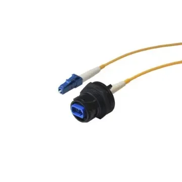 Bulgin LC to LC Simplex Single Mode OS1 Fibre Optic Cable, 9.5/125µm, Yellow, 1m - PXF4053AAA product image