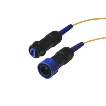 Bulgin LC to LC Simplex Single Mode OS1 Fibre Optic Cable, 9.5/125µm, Yellow, 25m - PXF4054AAC product image