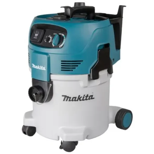 Makita VC3012M Floor Vacuum Cleaner Dust Extractor for Wet/Dry Areas, 7.5m Cable, 110V ac, BS 4343 - VC3012M /1 product image