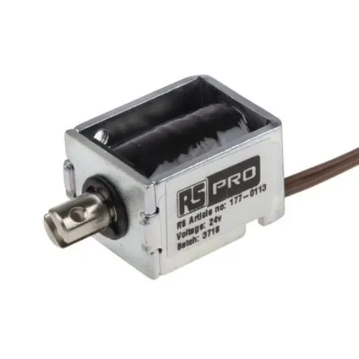 RS PRO Linear Solenoid, 24 V dc, 26 x 16 x 20 mm - 1770113 product image