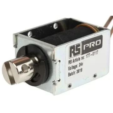 RS PRO Linear Solenoid, 24 V dc, 40 x 24 x 29 mm - 1770117 product image