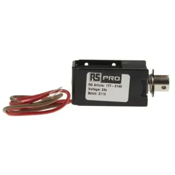 RS PRO Linear Solenoid, 24 V dc, 30 x 27 x 53.5 mm - 1770140 product image