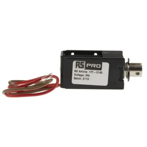 RS PRO Linear Solenoid, 24 V dc, 30 x 27 x 53.5 mm - 1770140 product image