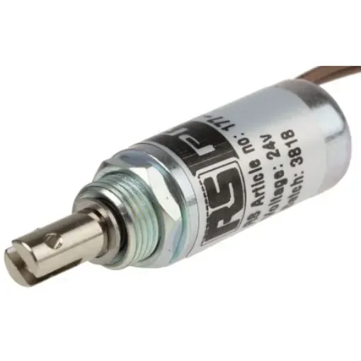 RS PRO Linear Solenoid, 24 V dc - 1770141 product image