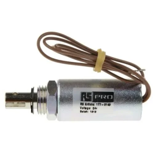 RS PRO Linear Solenoid, 24 V dc - 1770143 product image