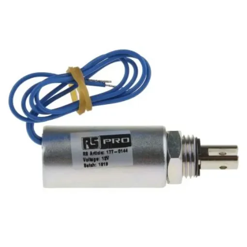 RS PRO Linear Solenoid, 12 V dc - 1770144 product image